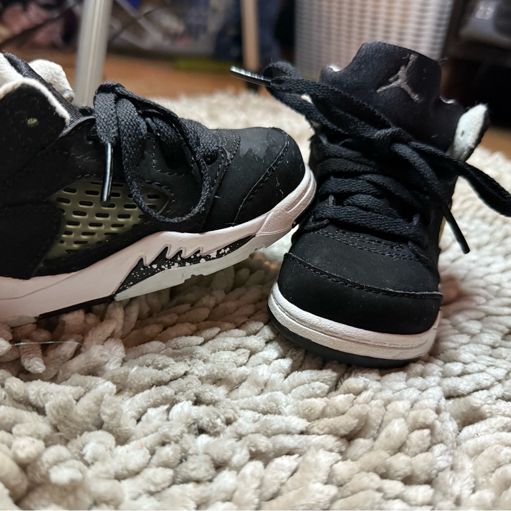 Kids Black Jordan Sneakers